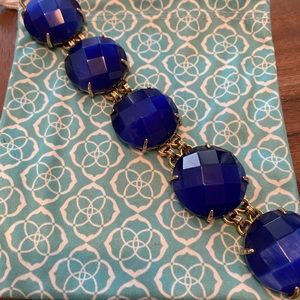Kendra Scott Cassie Cobalt Blue Cat’s Eye Bracelet